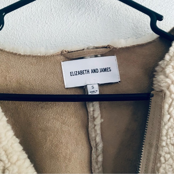 Elizabeth and James Cream Teddy Sherpa Jacket - Picture 5 of 11